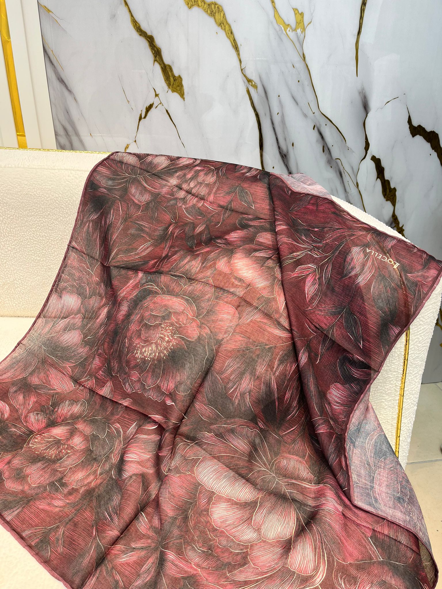 LOCELLA PAMUKLU EŞARP 3819