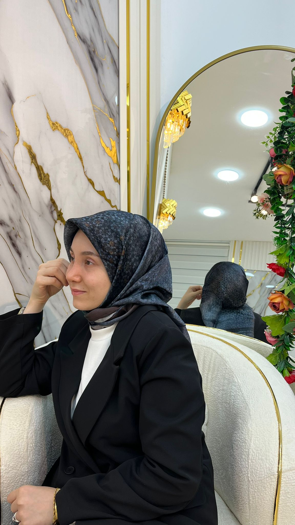 LA BOUTİQUE SURA İPEK EŞARP 3863