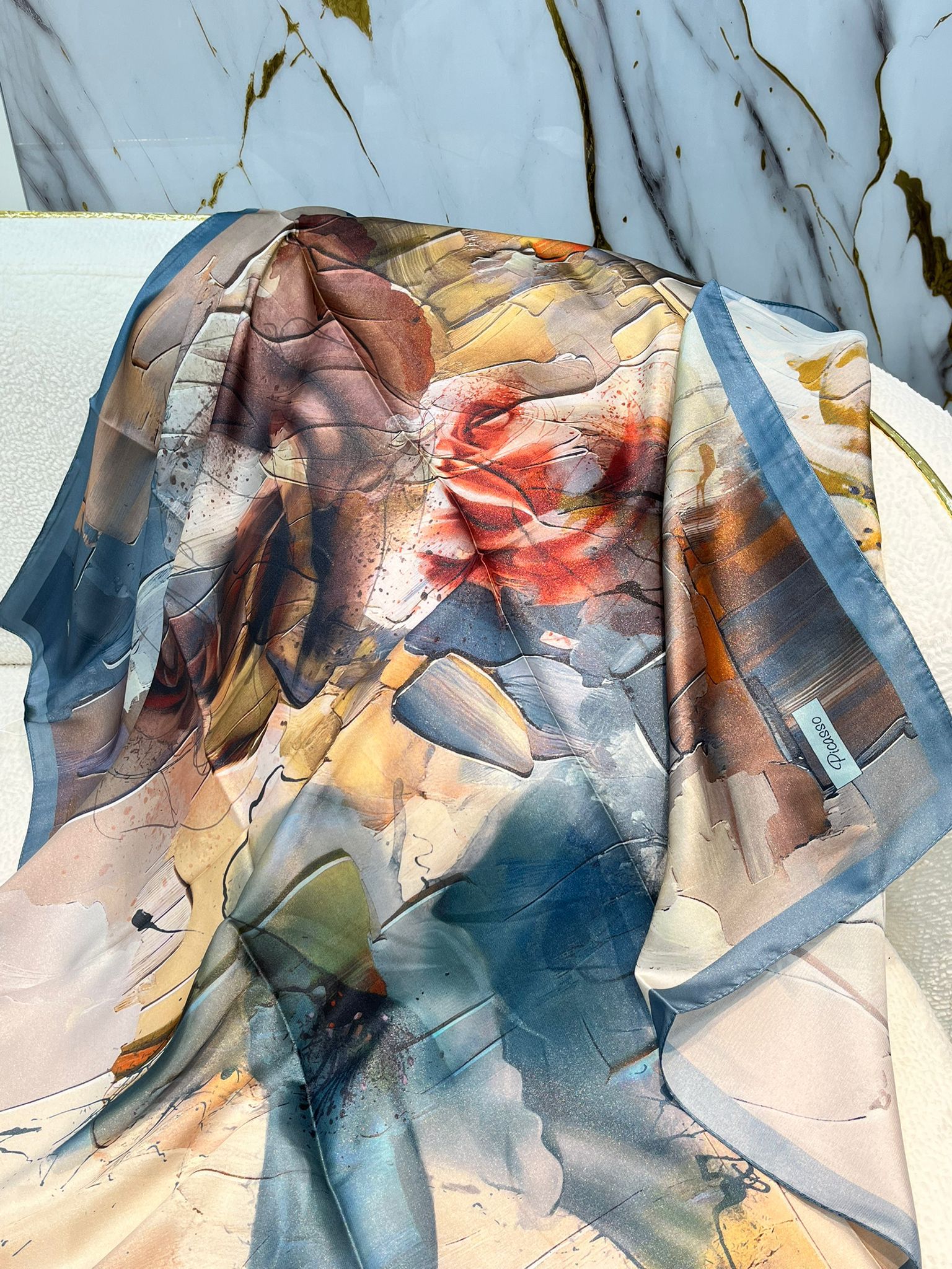 PİCASSO HİBRİT DİGİTAL KRİSTAL EŞARP 3818