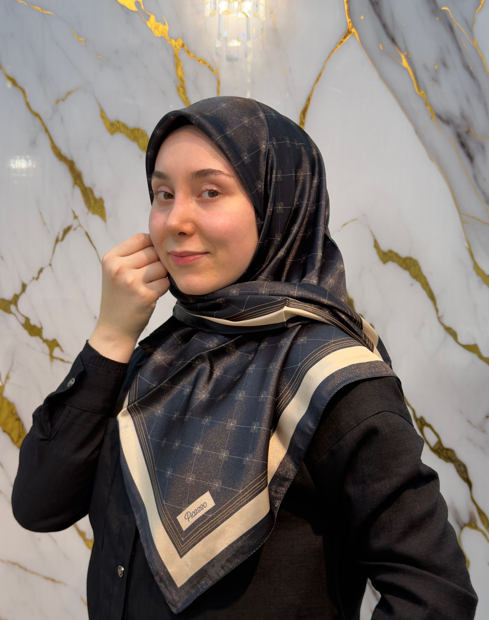 PİCASSO KRİSTAL EŞARP 3804