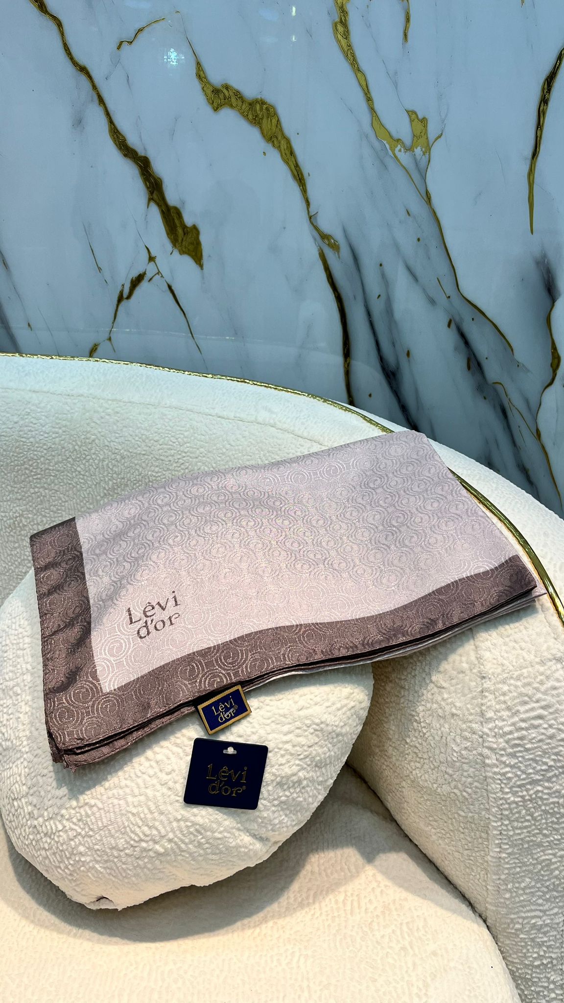 LEVİDOR MONOGRAM ŞAL 3811