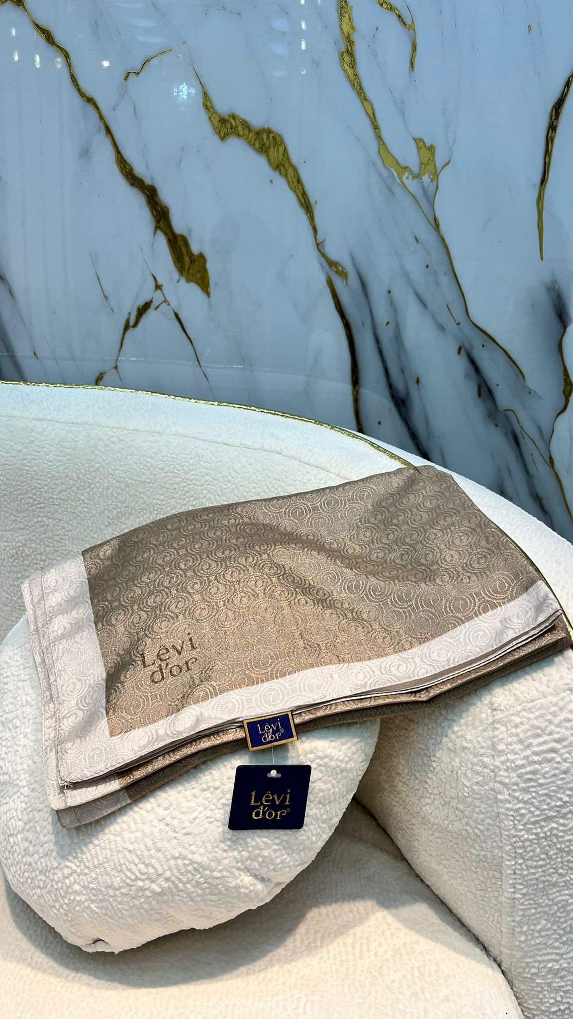 LEVİDOR MONOGRAM ŞAL 3811