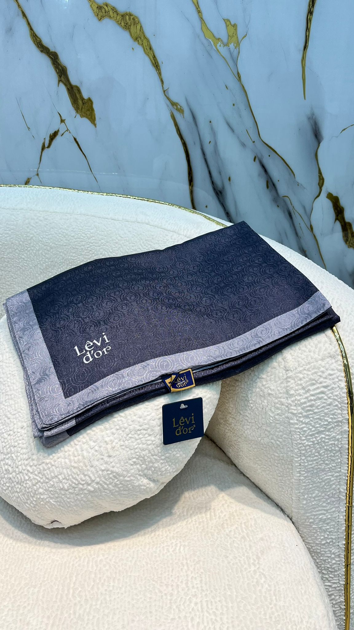 LEVİDOR MONOGRAM ŞAL 3811