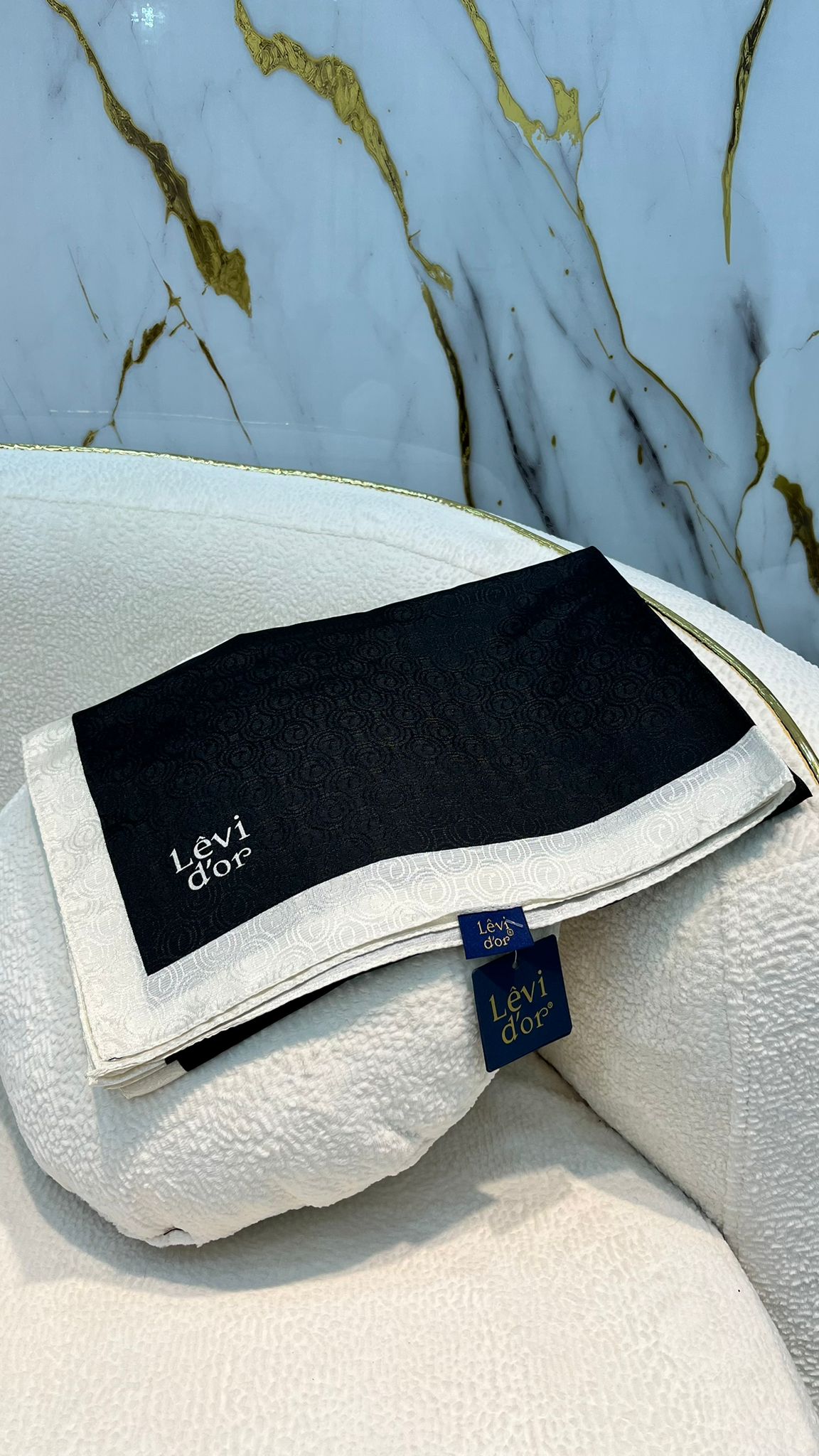 LEVİDOR MONOGRAM ŞAL 3811