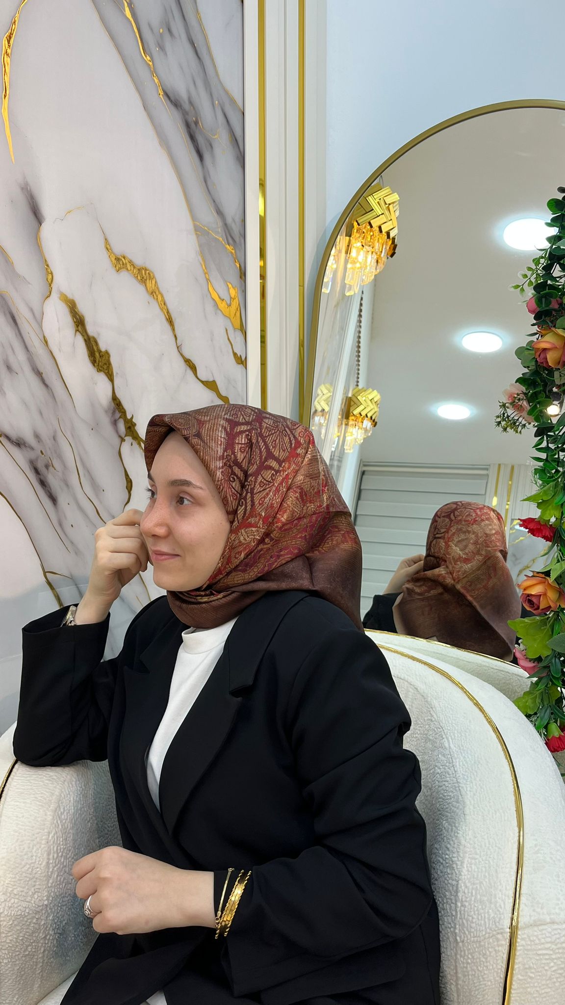 LA BOUTİQUE SURA İPEK EŞARP 3861