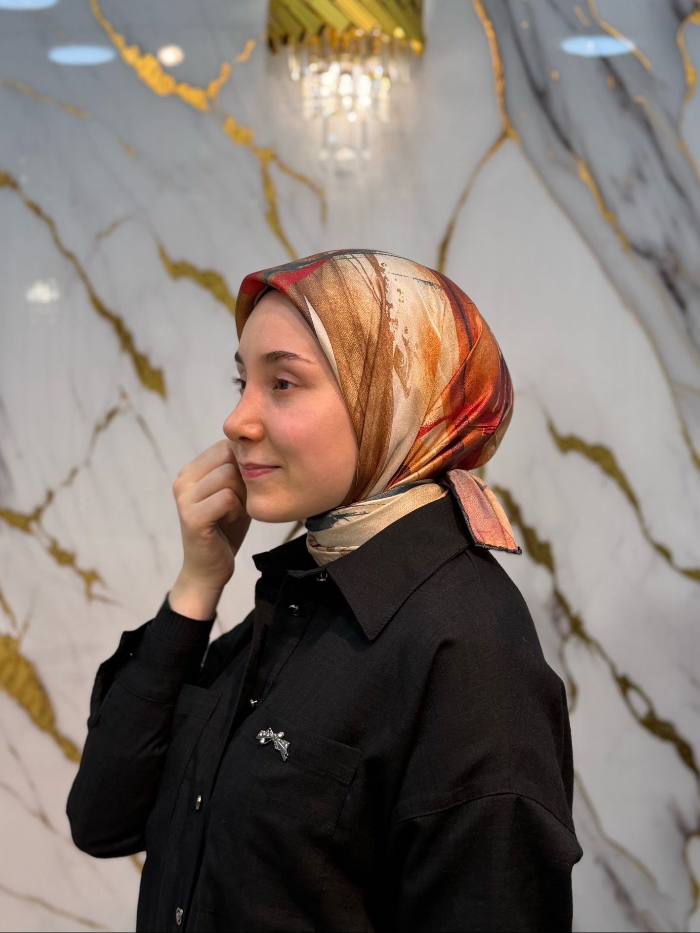 LEVİDOR KRİSTAL EŞARP 3807