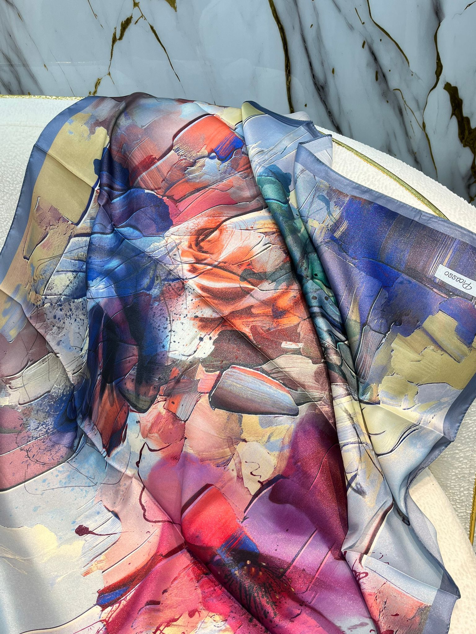 PİCASSO HİBRİT DİGİTAL KRİSTAL EŞARP 3818