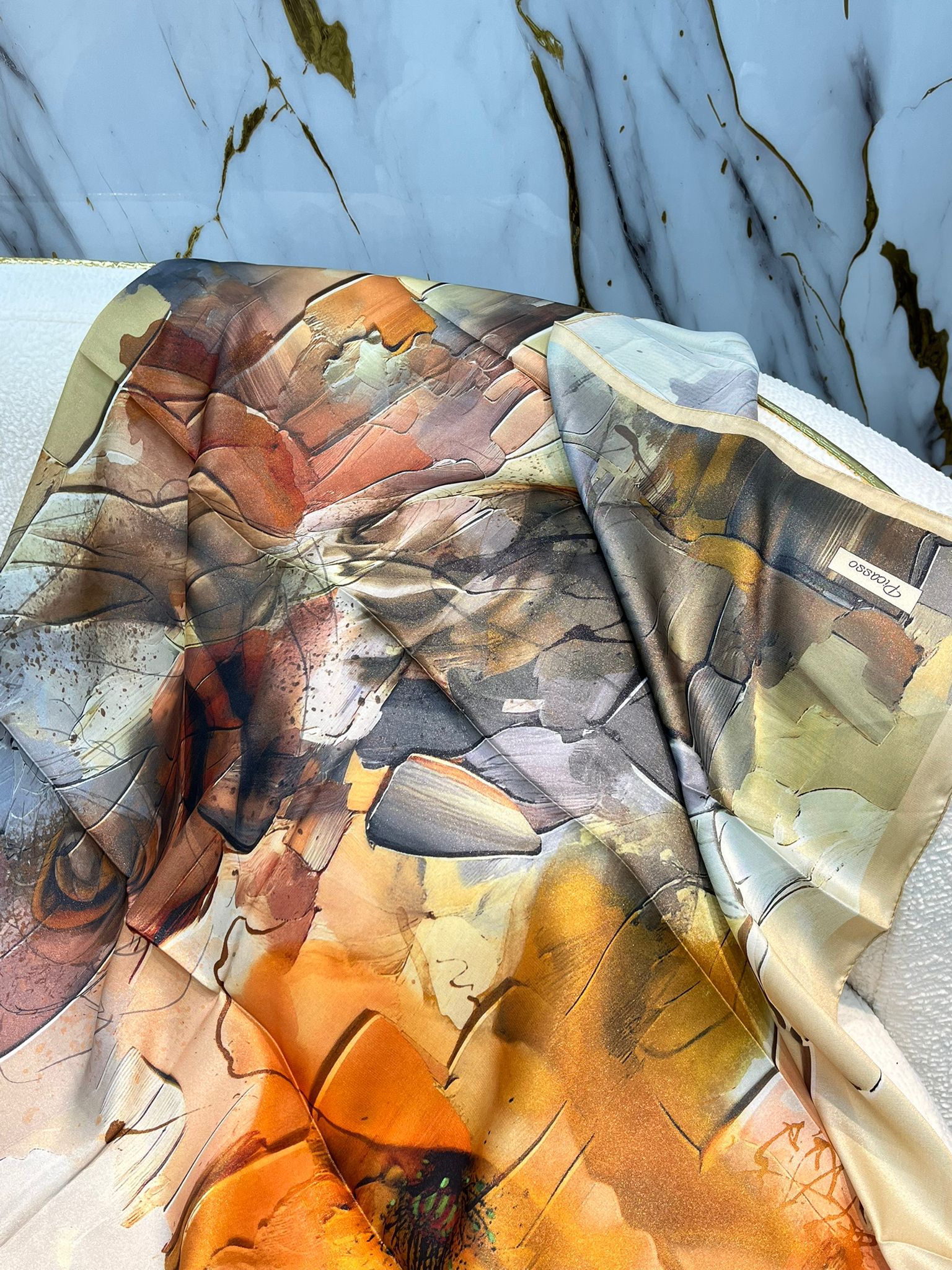 PİCASSO HİBRİT DİGİTAL KRİSTAL EŞARP 3818