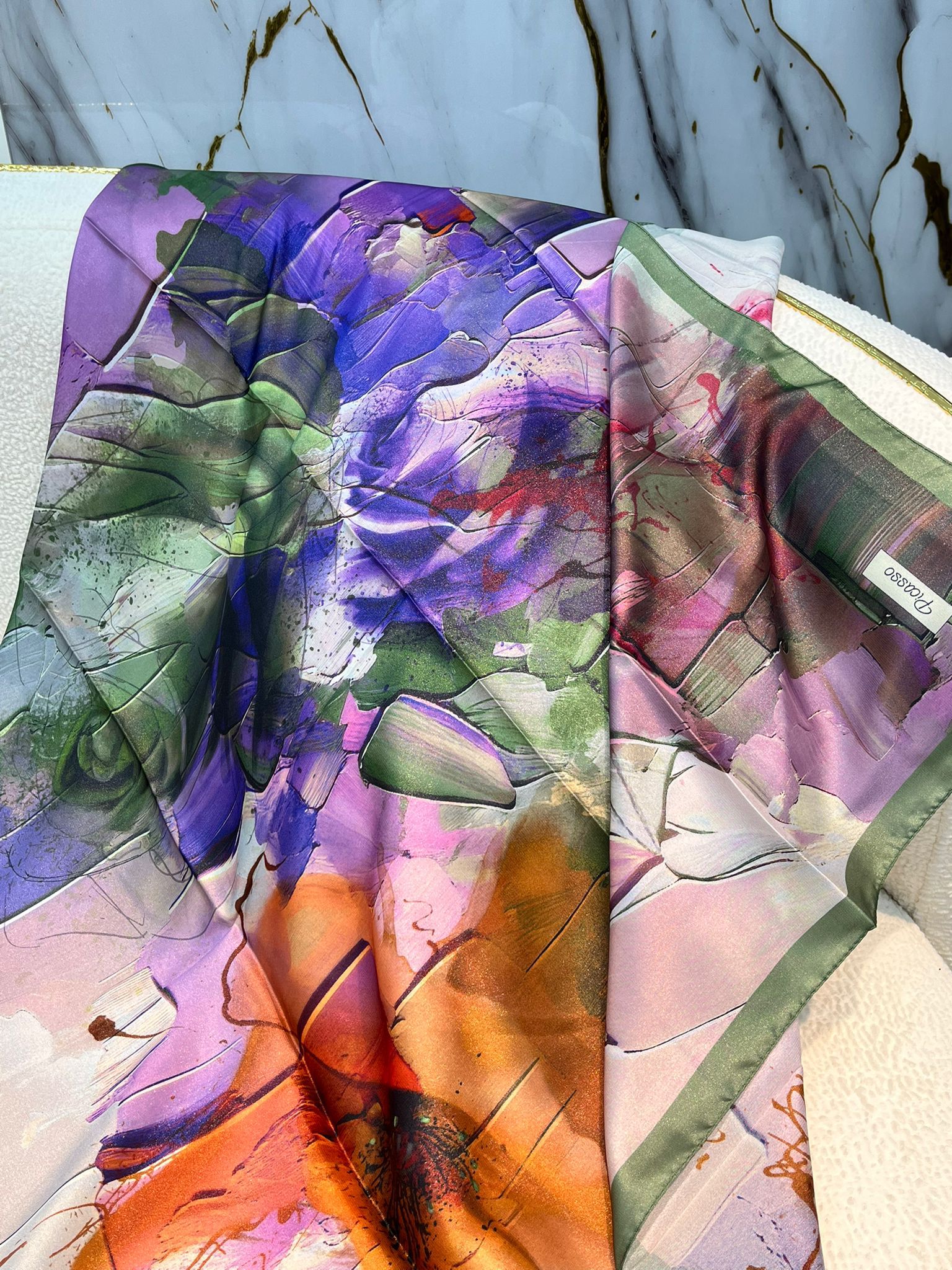 PİCASSO HİBRİT DİGİTAL KRİSTAL EŞARP 3818