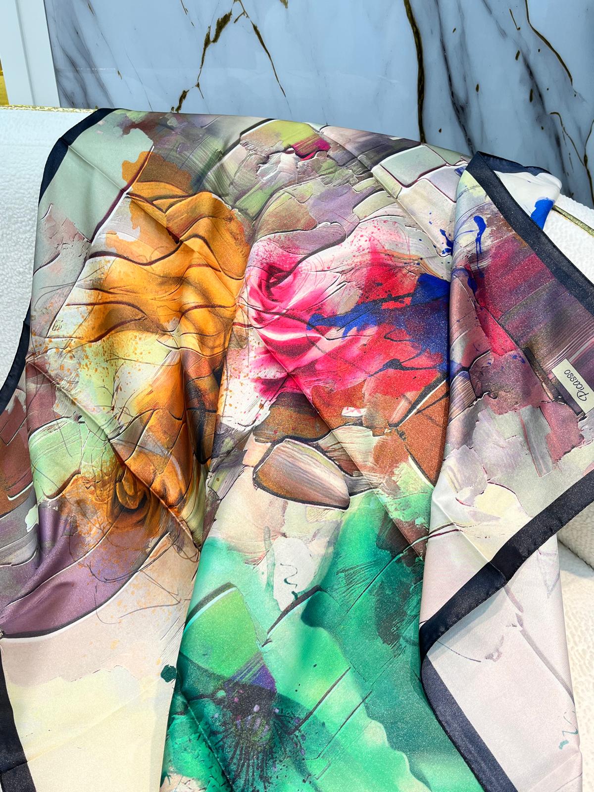 PİCASSO HİBRİT DİGİTAL KRİSTAL EŞARP 3818