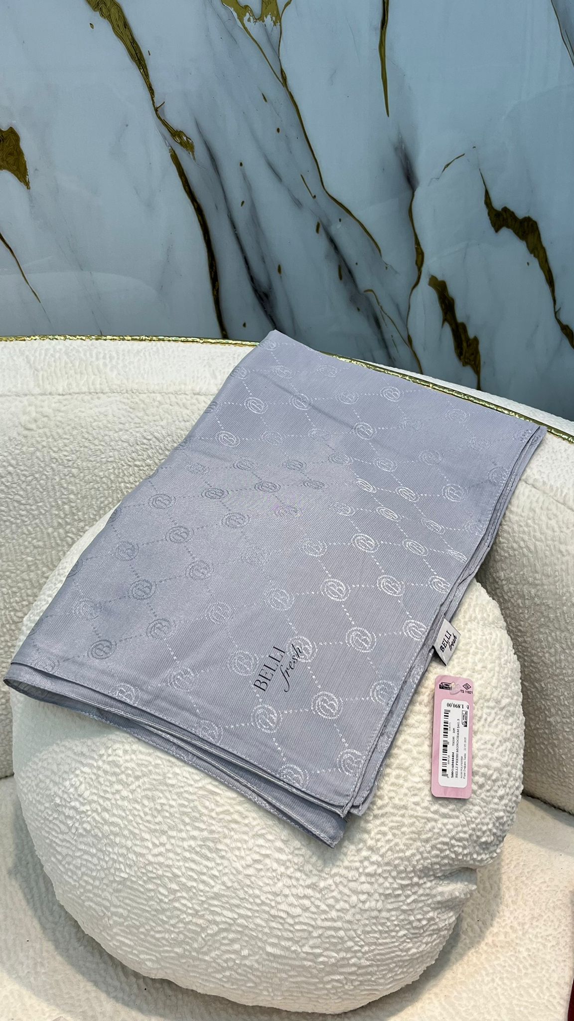 BELLİ MONOGRAM ŞAL 3837