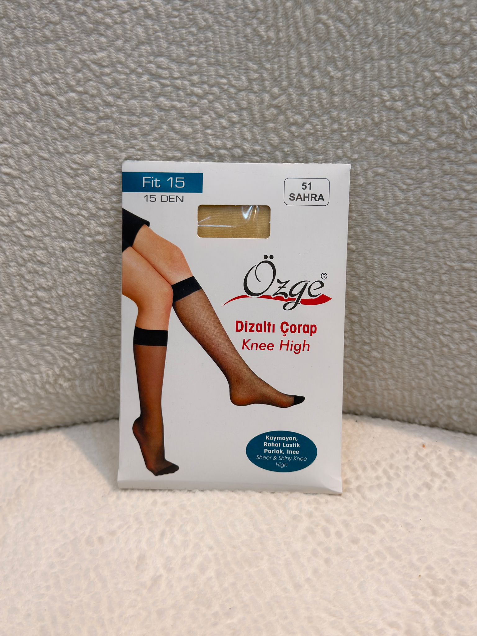 ÖZGE DİZALTI ÇORAP - 51 SAHRA